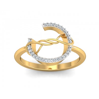 Tanya Diamond Ring in Gold